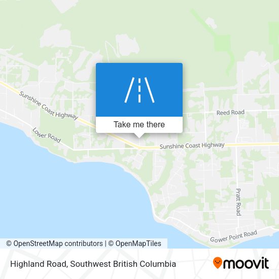 Highland Road map