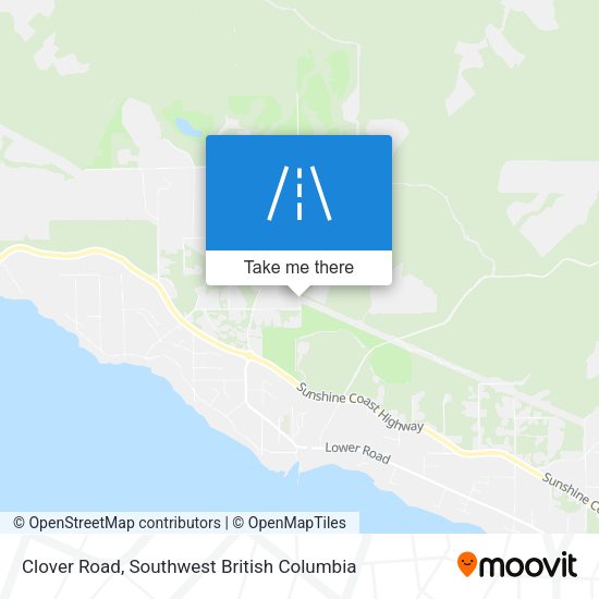 Clover Road map