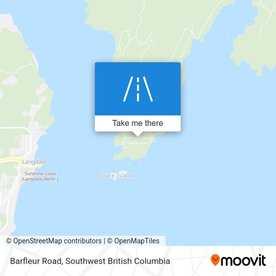 Barfleur Road map