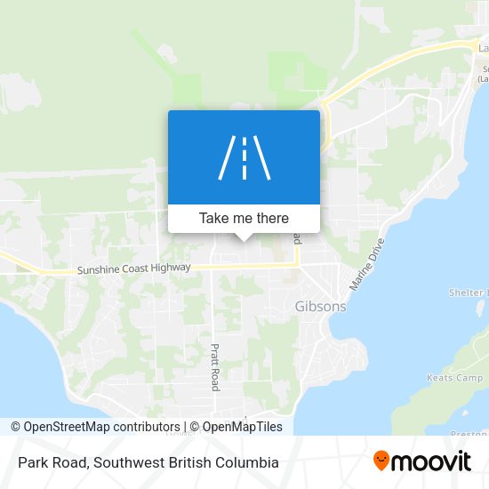 Park Road map