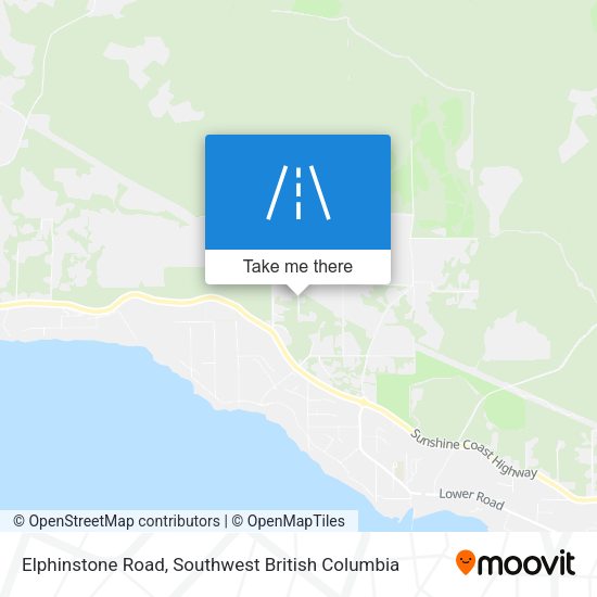Elphinstone Road map
