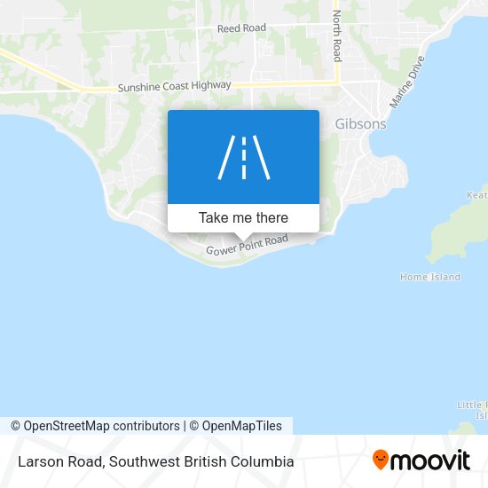 Larson Road map