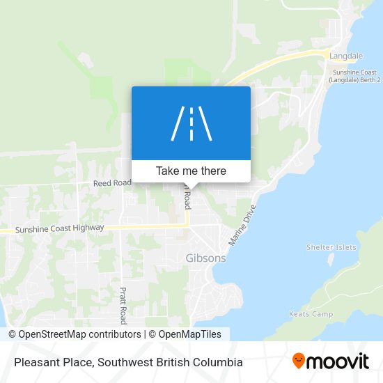 Pleasant Place map