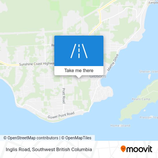 Inglis Road map