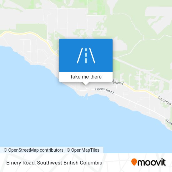 Emery Road map