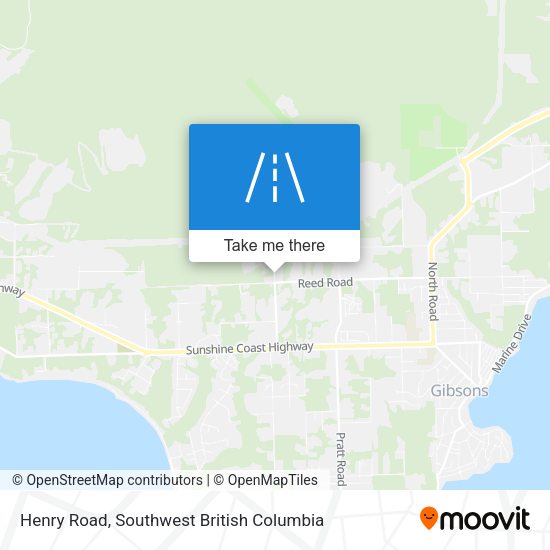 Henry Road map