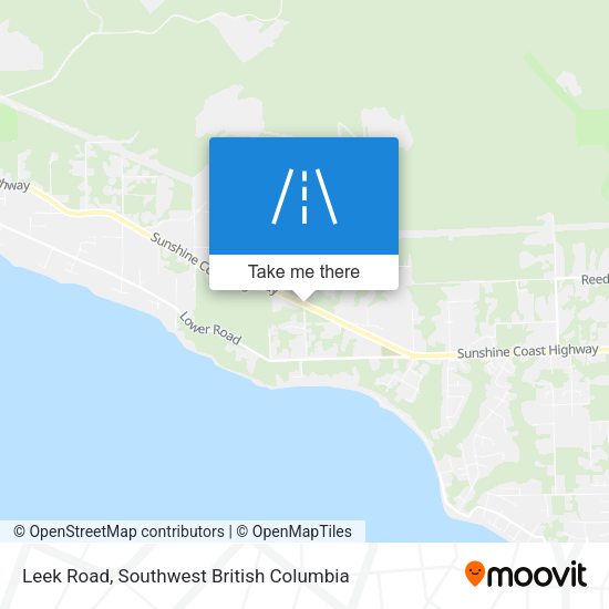 Leek Road map