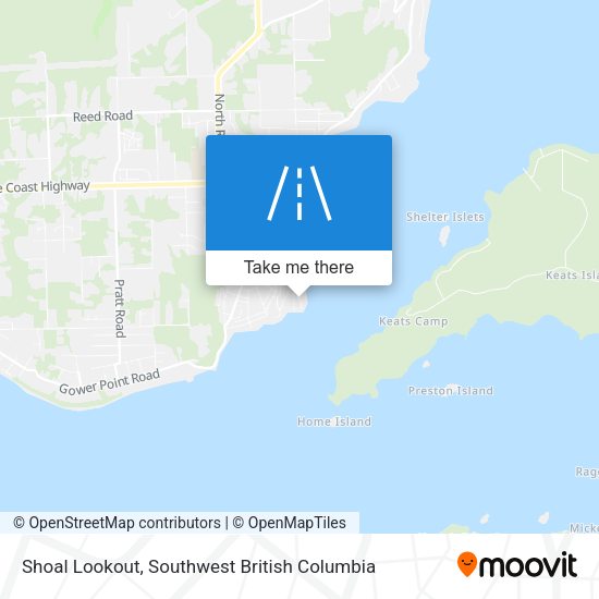 Shoal Lookout map