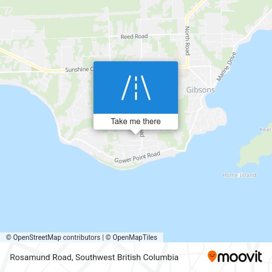 Rosamund Road map