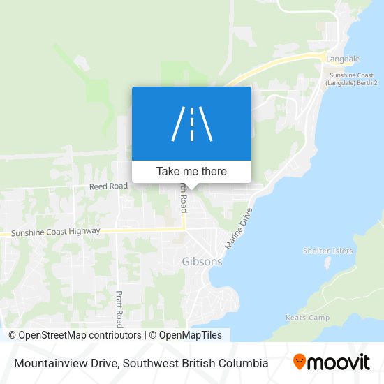 Mountainview Drive map