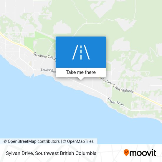 Sylvan Drive map