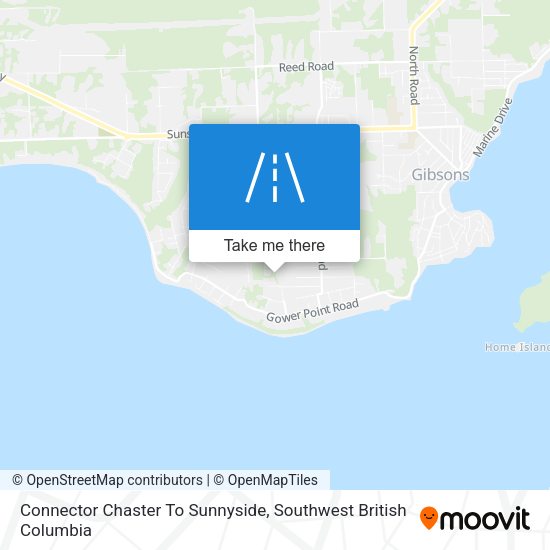 Connector Chaster To Sunnyside map