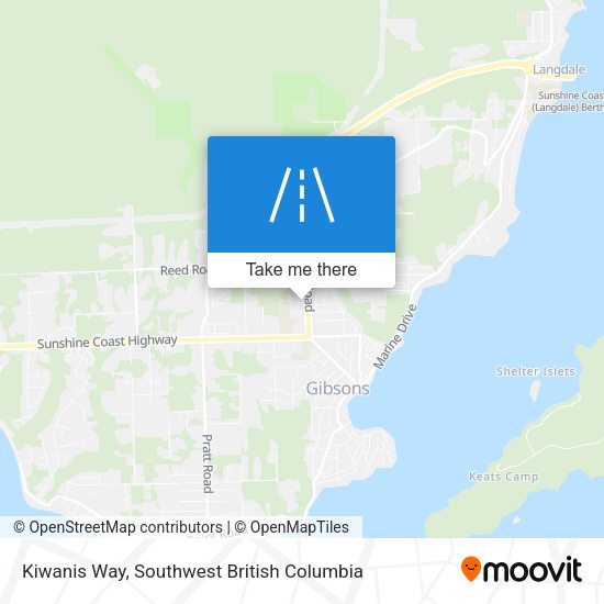 Kiwanis Way map