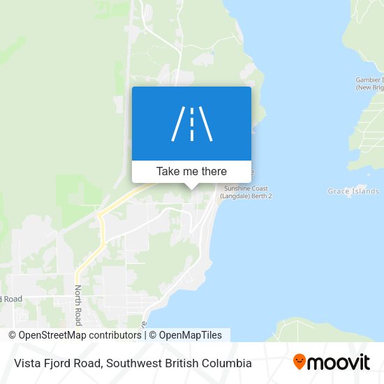 Vista Fjord Road map