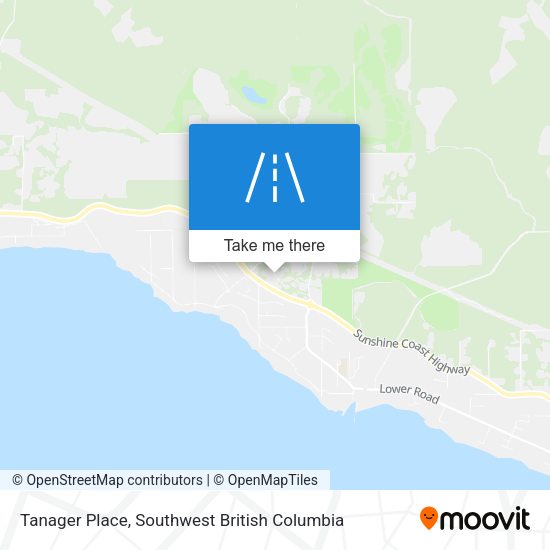 Tanager Place map