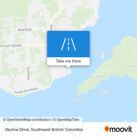 Skyline Drive map