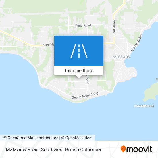 Malaview Road map