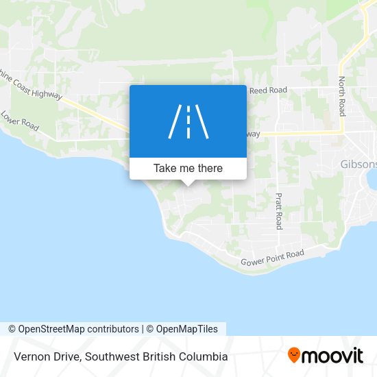 Vernon Drive map