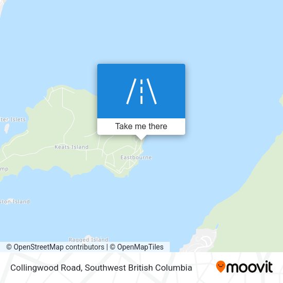 Collingwood Road map