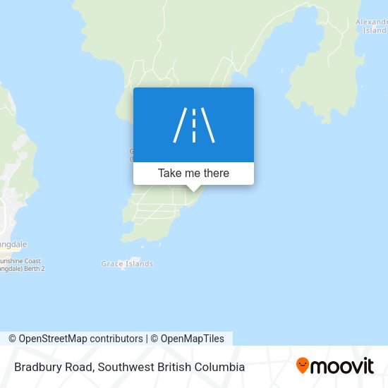 Bradbury Road map