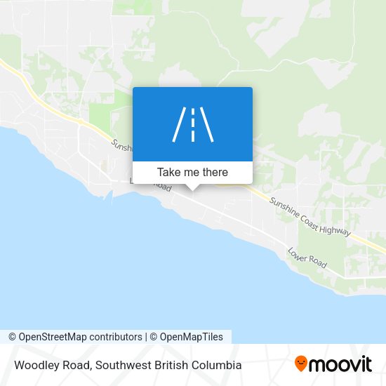 Woodley Road map