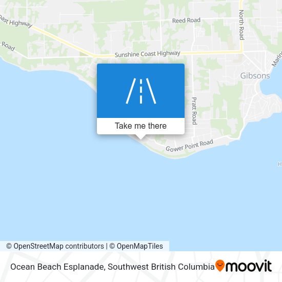 Ocean Beach Esplanade map