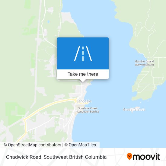 Chadwick Road map