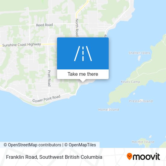 Franklin Road map
