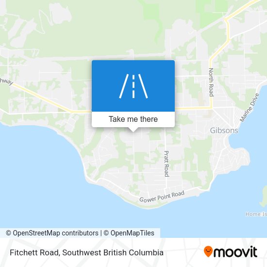 Fitchett Road map