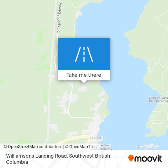 Williamsons Landing Road plan