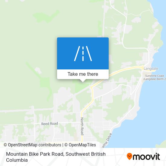 Mountain Bike Park Road plan