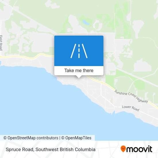 Spruce Road map