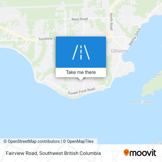 Fairview Road map