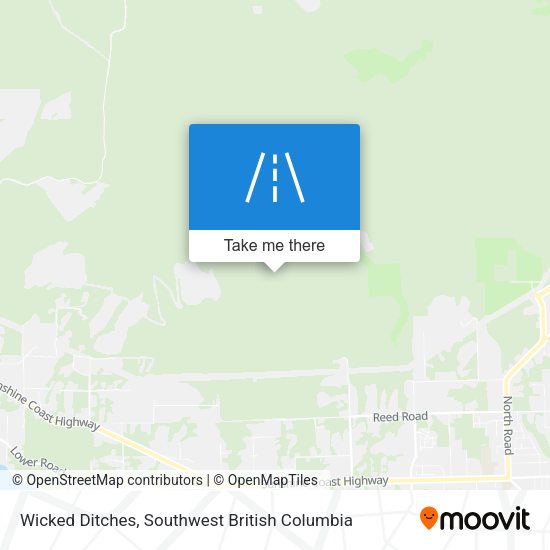Wicked Ditches map