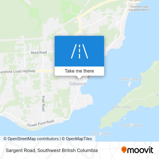 Sargent Road map