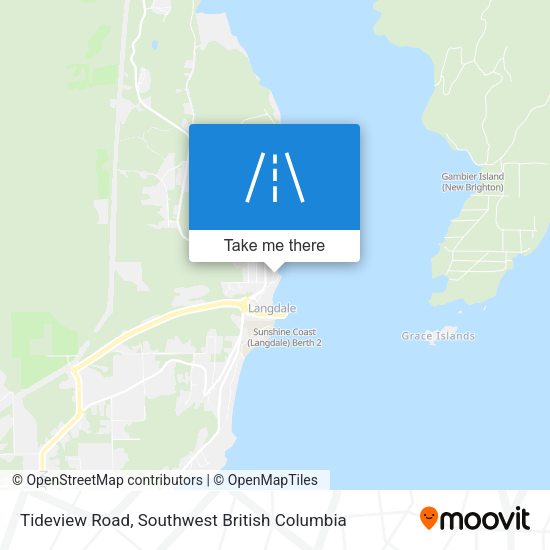 Tideview Road map