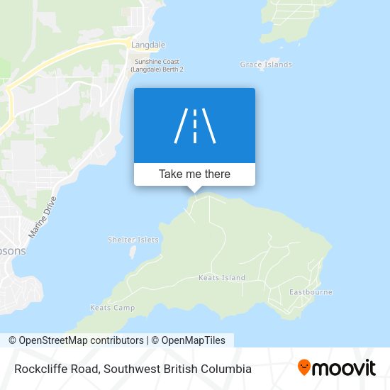 Rockcliffe Road map