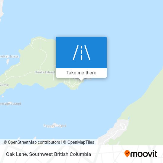 Oak Lane map