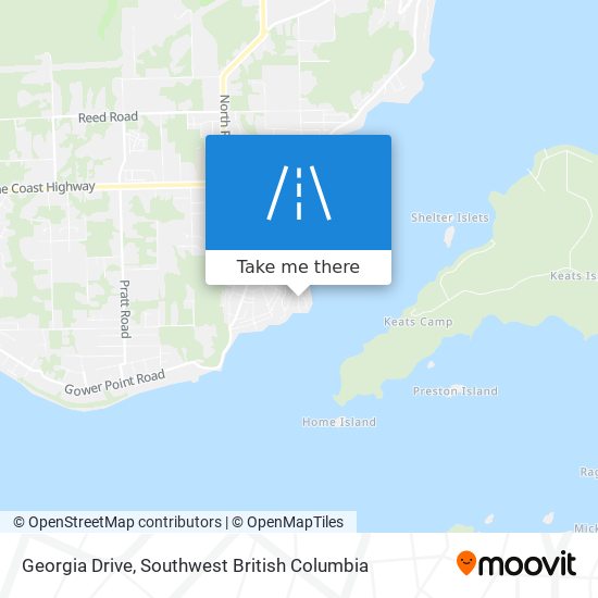 Georgia Drive map