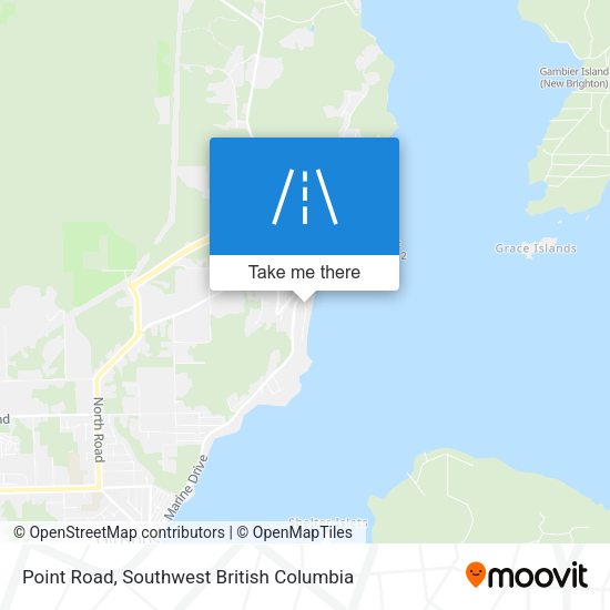 Point Road map