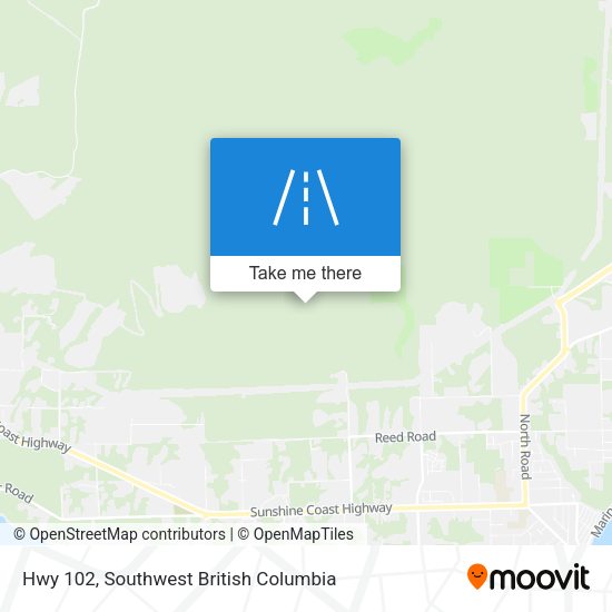 Hwy 102 map
