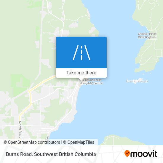 Burns Road map
