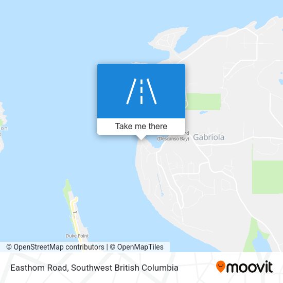 Easthom Road map