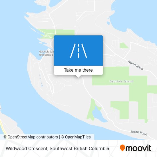 Wildwood Crescent map