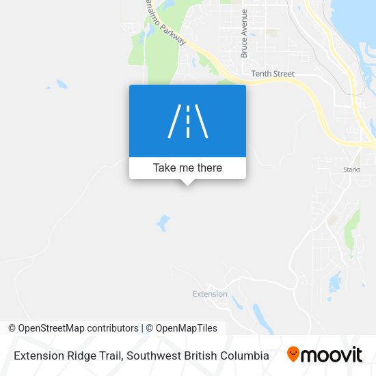 Extension Ridge Trail plan