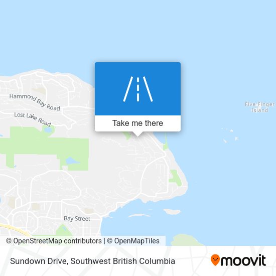 Sundown Drive map
