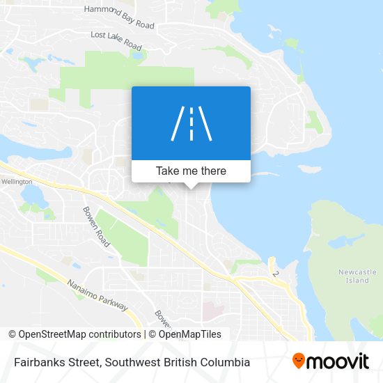 Fairbanks Street map