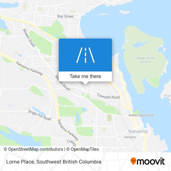 Lorne Place map