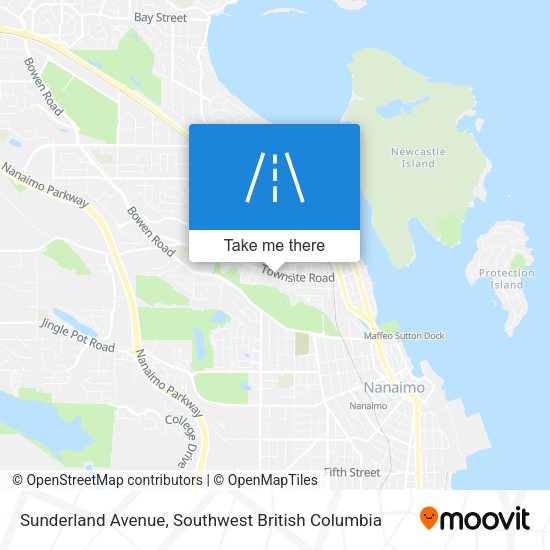 Sunderland Avenue map