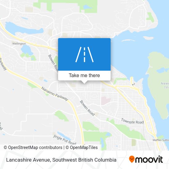 Lancashire Avenue map